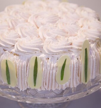 Sloveense yogurttaart met dragon (Jogurtovo Pecivo)