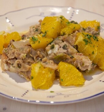 Witlofstamppot met feta