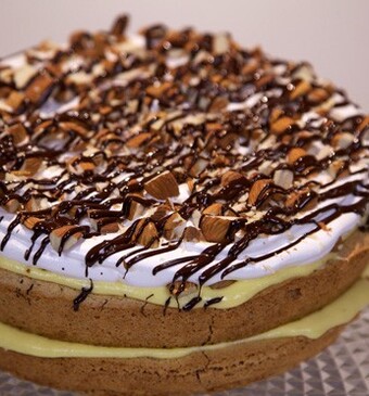 Zweedse amandeltaart