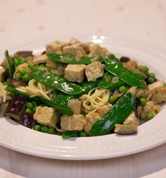 Kokos-tempé met eiermie