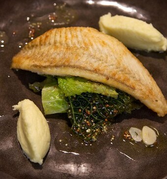 Scholfilets met knolselderijmousseline