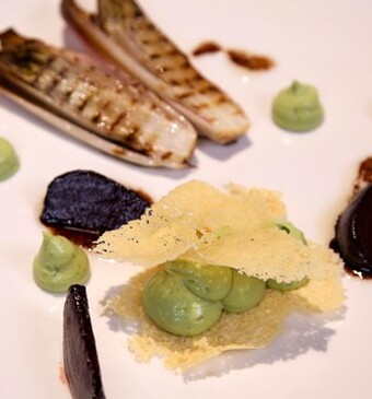 Bietensalade met avocadocrème