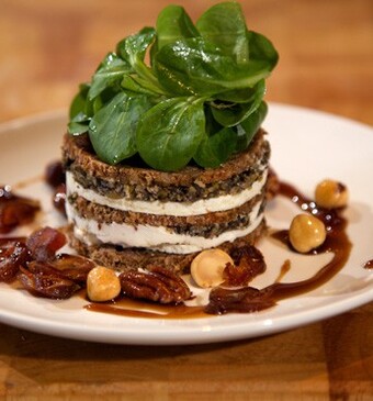 Roggebrood-geitenkaastorentjes