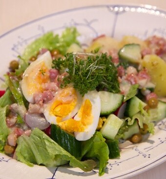 Hollandse salade met karnemelksaus