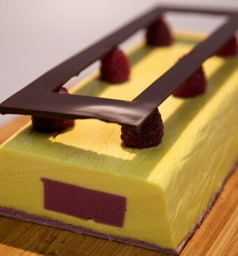 Mango-frambozenpavé