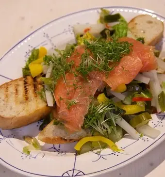 Zoetzure rammenassalade