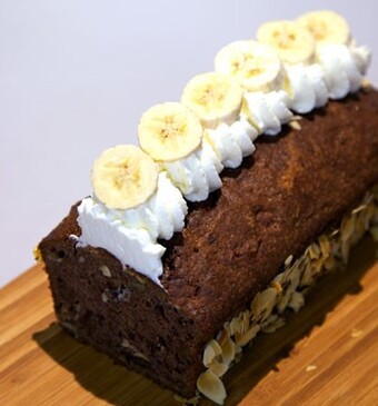 Chocolade-bananencake