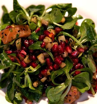 Gebakken auberginesalade