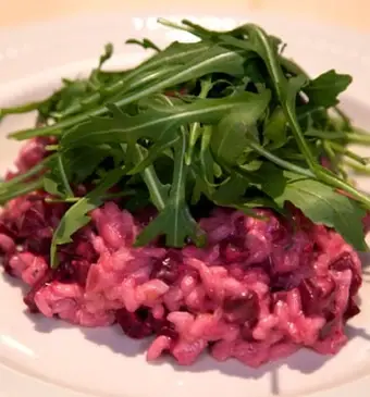 Rode bietenrisotto