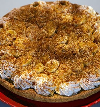 Banana-peanut monkey pie
