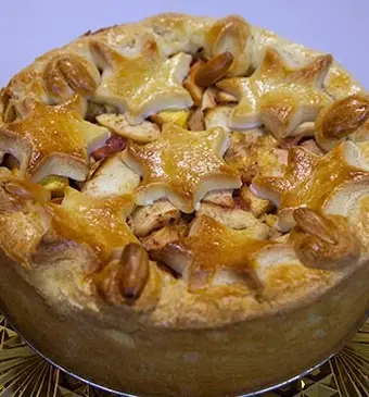 Chinese appel-nectarinetaart
