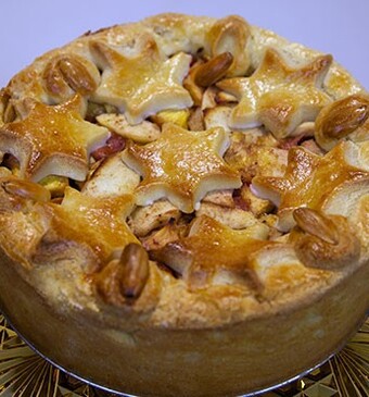 Chinese appel-nectarinetaart