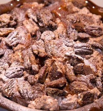 Pecan-karamelscheptaart