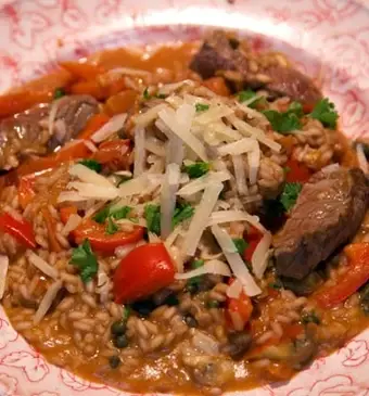 Risotto Stroganoff