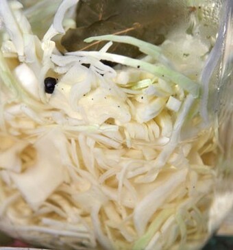 Zelfgemaakte zuurkool