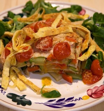 Hartige laagjestaart