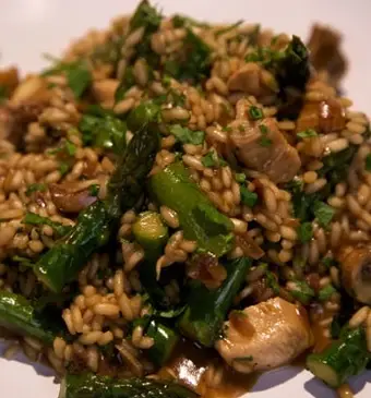 Teriyaki-risotto