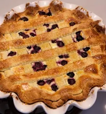 Blueberry pie (blauwe bessentaart)