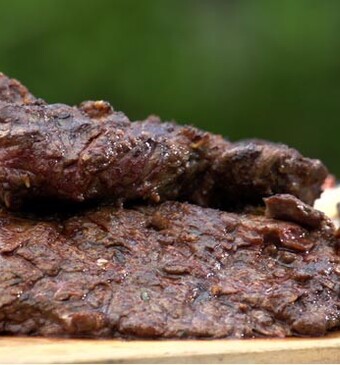 Bavette met uienchutney