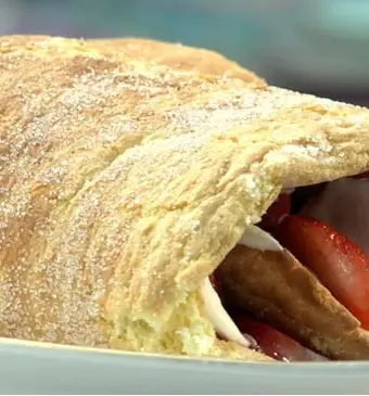 Swiss roll van de bbq