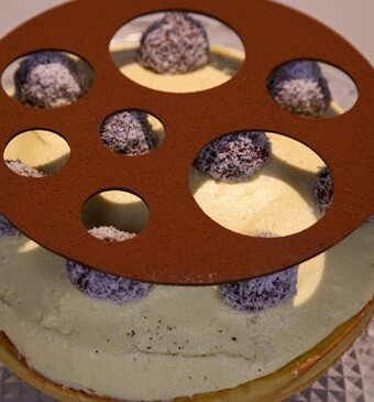 Kokos-chocoladetaart