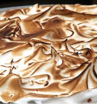 No bake lemon meringue pie