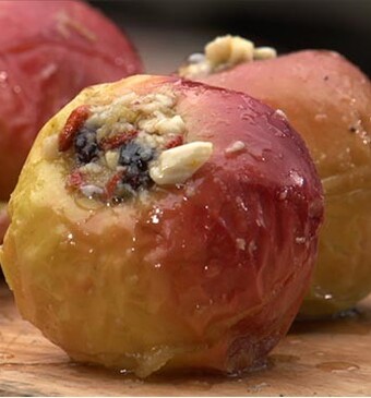 Gevulde gepofte appels