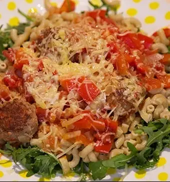 Pasta met ballen!