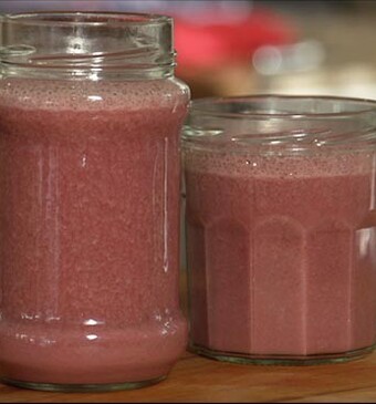Aardbeien-yoghurtsmoothie