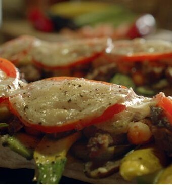 Ossenhaassandwich en muntshake