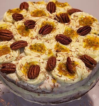 Humberto’s carrot-cheesecake