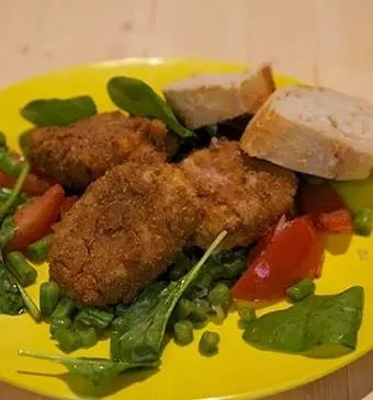 Mozzarella-schnitzeltjes