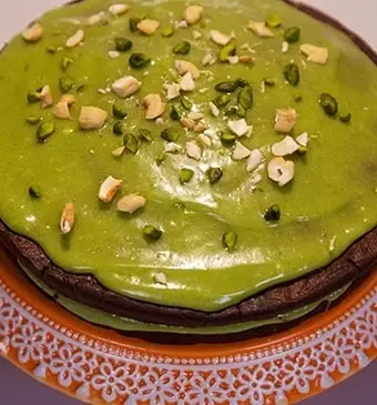 Chocolade-avocadotaart