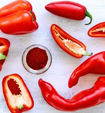 Smaakvrienden van de paprika