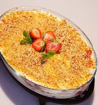 Aardbeienlasagne