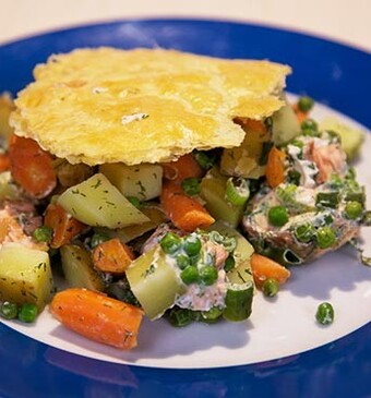 Zalm ovenschotel