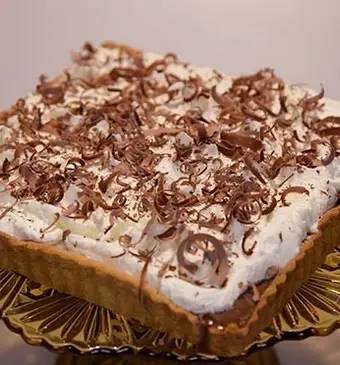 Butterscotch slagroomtaart