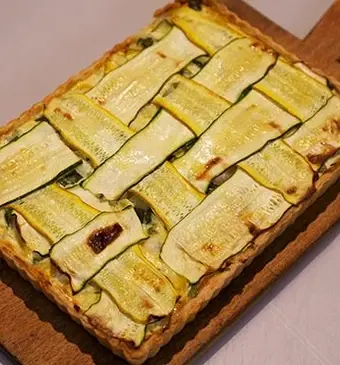 Courgette-rastertaart