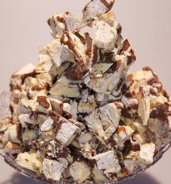 Nougat-chocoladebrokken
