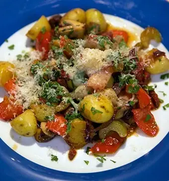 Chorizo-krieltjes met Parmezaanse kaas