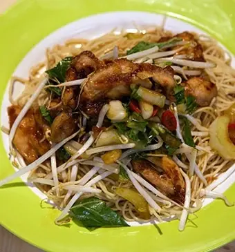 Sticky chicken