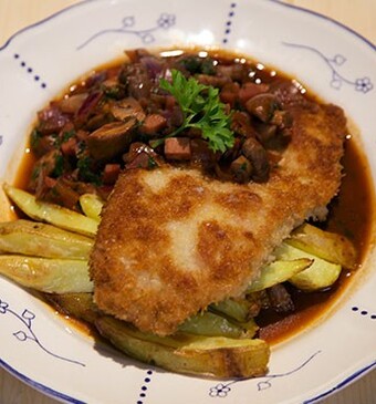 Jägerschnitzels