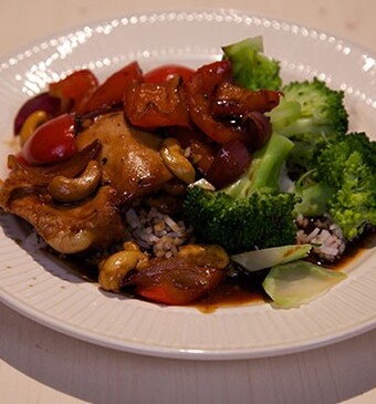 Oosters gemarineerde cashewkip