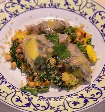 Frisse zomersamosa’s