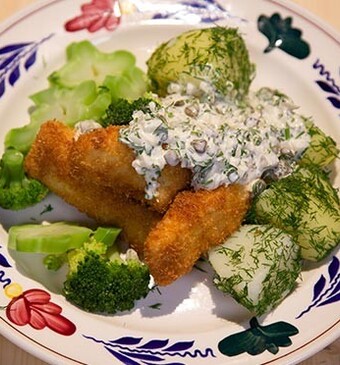 Vissticks met remouladesaus