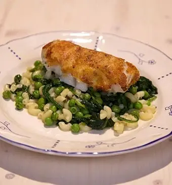 Zeewolf in een Parmezaankorstje