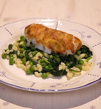 Zeewolf in een Parmezaankorstje