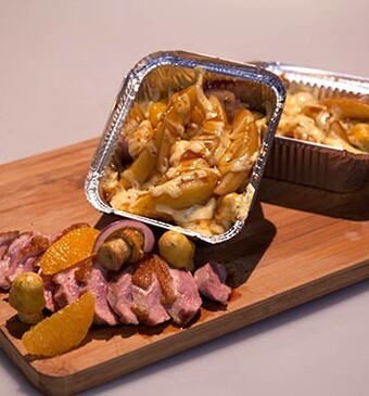 Kapsalon deluxe (met eend en aardappel)