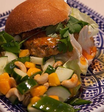 Spannende Thaise kipburgers