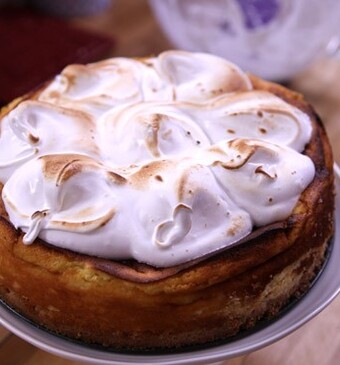 Lemon cloud cheesecake